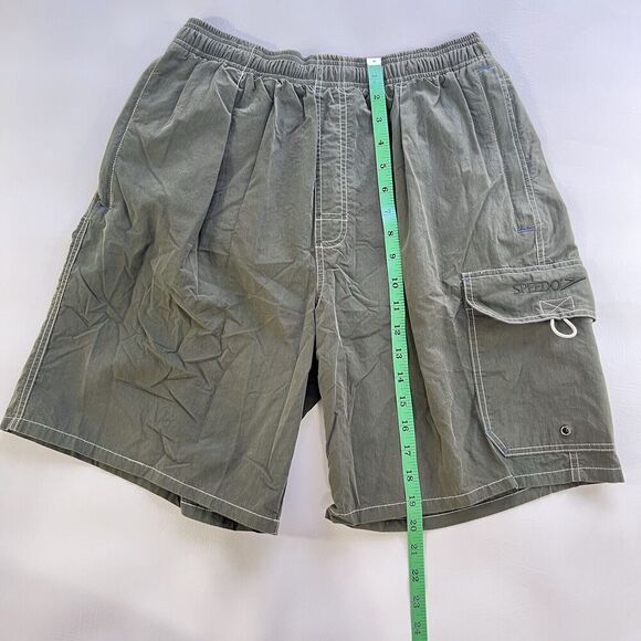 Speedo Mens Swim Trunks Small Swimwear Board Shorts Mesh Lined Stretch Waist - Picture 9 of 10